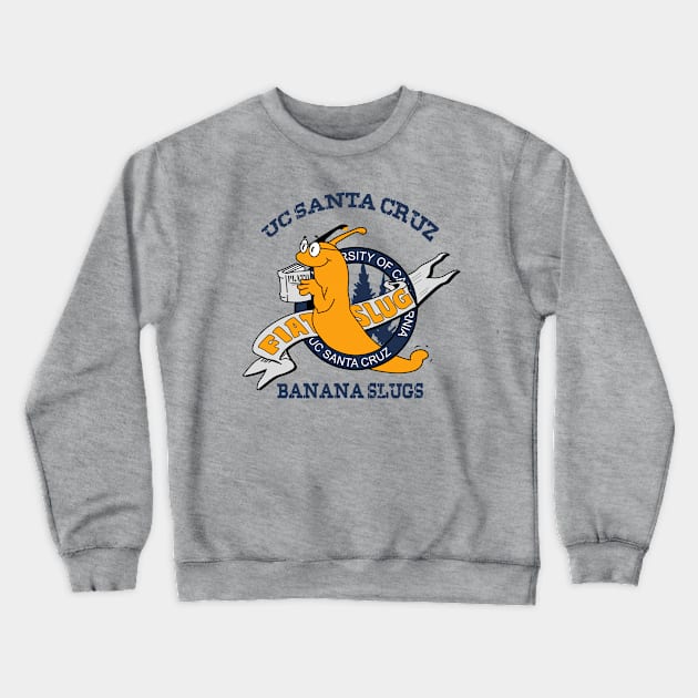 Banana Slug Crewneck Sweatshirt by GraphicMonas